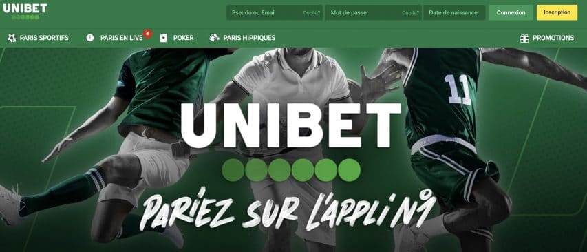 Code Promo Unibet site wen Unibet